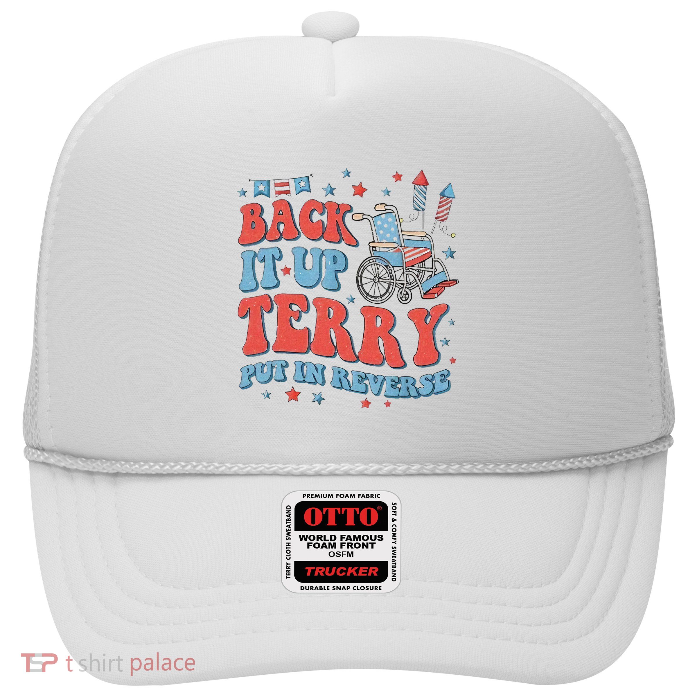 Groovy Back Up Terry Firework Fun Trucker Hat