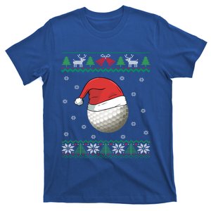 Golf Ball Ugly Christmas Golfer Gift Golfing Cool Gift T-Shirt