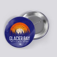 Glacier Bay Us National Park Alaska Vintage Retro 80s Gift Button