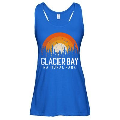 Glacier Bay Us National Park Alaska Vintage Retro 80s Gift Ladies Essential Flowy Tank