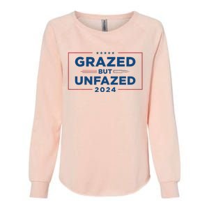 Grazed But Unfazed Presidential Race 2024 Womens California Wash Sweatshirt