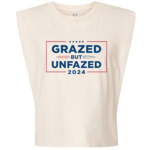 Grazed But Unfazed Presidential Race 2024 Garment-Dyed Women's Muscle Tee