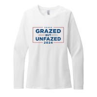 Grazed But Unfazed Presidential Race 2024 Womens CVC Long Sleeve Shirt