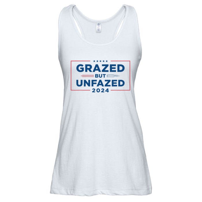 Grazed But Unfazed Presidential Race 2024 Ladies Essential Flowy Tank