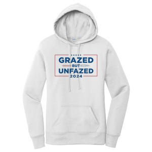 Grazed But Unfazed Presidential Race 2024 Women's Pullover Hoodie