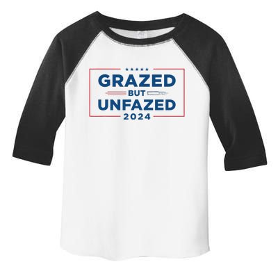 Grazed But Unfazed Presidential Race 2024 Toddler Fine Jersey T-Shirt