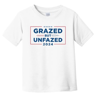 Grazed But Unfazed Presidential Race 2024 Toddler T-Shirt