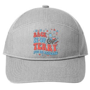 Groovy Back Up Terry Put It In Reverse Firework 4th Of July 7-Panel Snapback Hat