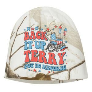 Groovy Back Up Terry Put It In Reverse Firework 4th Of July Kati - Camo Knit Beanie