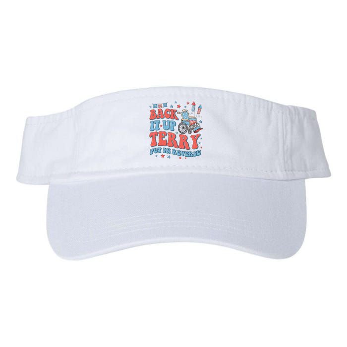 Groovy Back Up Terry Put It In Reverse Firework 4th Of July Valucap Bio-Washed Visor