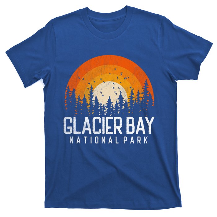 Glacier Bay Us National Park Alaska Vintage Retro 80s Gift T-Shirt