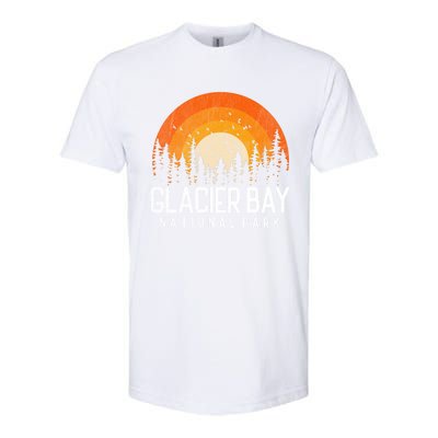 Glacier Bay Us National Park Alaska Vintage Retro 80s Gift Softstyle CVC T-Shirt