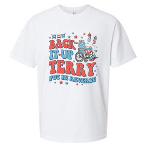 Groovy Back Up Terry Put It In Reverse Firework 4th Of July Sueded Cloud Jersey T-Shirt