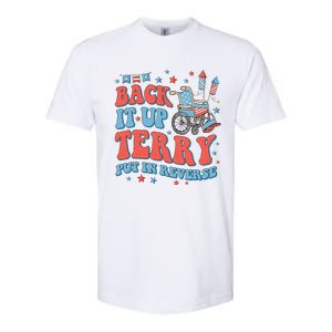 Groovy Back Up Terry Put It In Reverse Firework 4th Of July Softstyle CVC T-Shirt