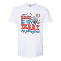 Groovy Back Up Terry Put It In Reverse Firework 4th Of July Softstyle CVC T-Shirt