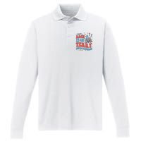 Groovy Back Up Terry Put It In Reverse Firework 4th Of July Performance Long Sleeve Polo