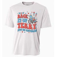 Groovy Back Up Terry Put It In Reverse Firework 4th Of July Cooling Performance Crew T-Shirt