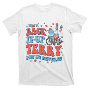 Groovy Back Up Terry Put It In Reverse Firework 4th Of July T-Shirt