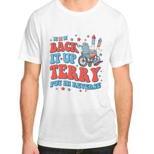 Groovy Back Up Terry Put It In Reverse Firework 4th Of July Adult ChromaSoft Performance T-Shirt