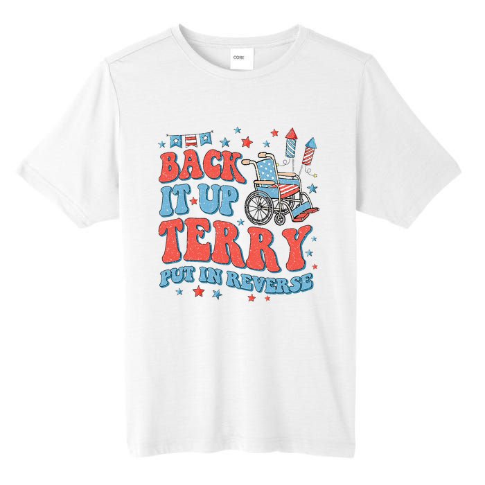 Groovy Back Up Terry Put It In Reverse Firework 4th Of July Tall Fusion ChromaSoft Performance T-Shirt