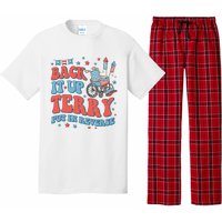 Groovy Back Up Terry Put It In Reverse Firework 4th Of July Pajama Set