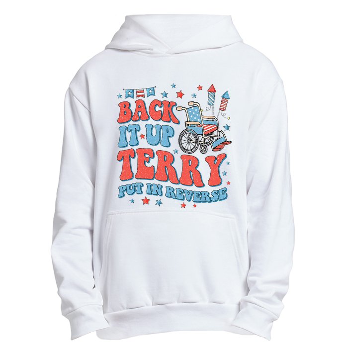 Groovy Back Up Terry Put It In Reverse Firework 4th Of July Urban Pullover Hoodie