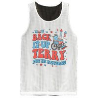 Groovy Back Up Terry Put It In Reverse Firework 4th Of July Mesh Reversible Basketball Jersey Tank