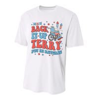 Groovy Back Up Terry Put It In Reverse Firework 4th Of July Performance Sprint T-Shirt