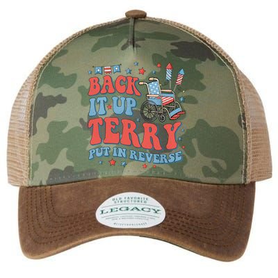 Groovy Back Up Terry Put It In Reverse Firework 4th Of July Legacy Tie Dye Trucker Hat