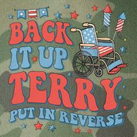 Groovy Back Up Terry Put It In Reverse Firework 4th Of July Legacy Tie Dye Trucker Hat