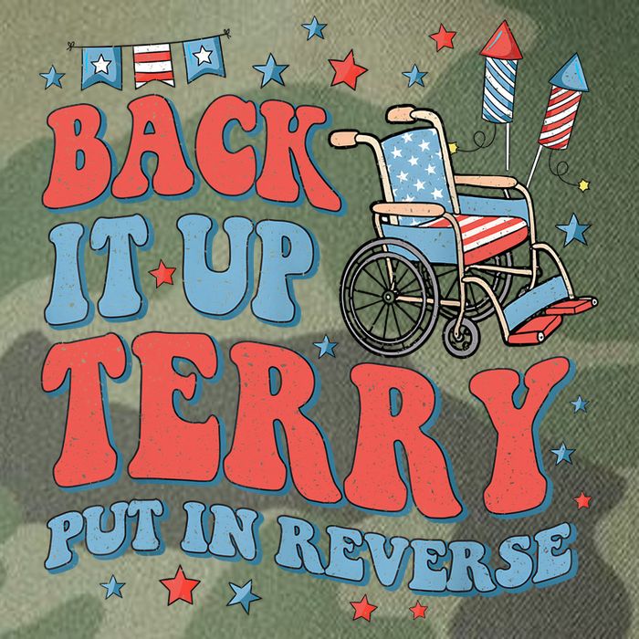 Groovy Back Up Terry Put It In Reverse Firework 4th Of July Legacy Tie Dye Trucker Hat