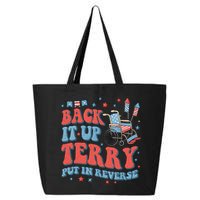 Groovy Back Up Terry Put It In Reverse Firework 4th Of July 25L Jumbo Tote