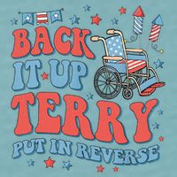 Groovy Back Up Terry Put It In Reverse Firework 4th Of July Sueded Cloud Jersey T-Shirt