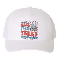 Groovy Back Up Terry Put It In Reverse Firework 4th Of July Yupoong Adult 5-Panel Trucker Hat