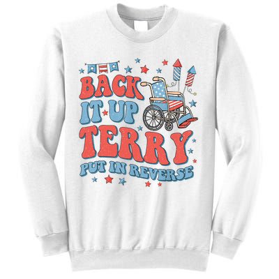 Groovy Back Up Terry Put It In Reverse Firework 4th Of July Sweatshirt