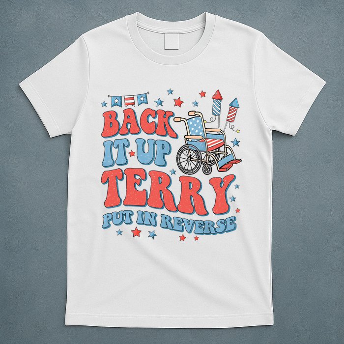 Groovy Back Up Terry Put It In Reverse Firework 4th Of July T-Shirt