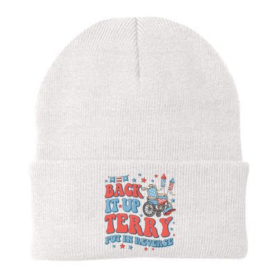 Groovy Back Up Terry Put It In Reverse Firework 4th Of July Beanie