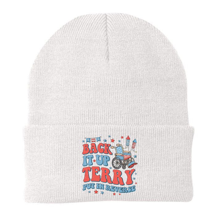 Groovy Back Up Terry Put It In Reverse Firework 4th Of July Beanie