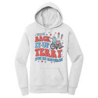 Groovy Back Up Terry Put It In Reverse Firework 4th Of July Women's Pullover Hoodie