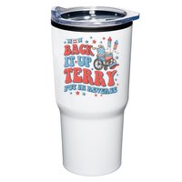 Groovy Back Up Terry Put It In Reverse Firework 4th Of July Tumbler