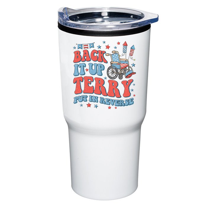 Groovy Back Up Terry Put It In Reverse Firework 4th Of July Tumbler