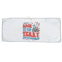 Groovy Back Up Terry Put It In Reverse Firework 4th Of July Large Microfiber Waffle Golf Towel