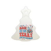 Groovy Back Up Terry Put It In Reverse Firework 4th Of July Ceramic Tree Ornament