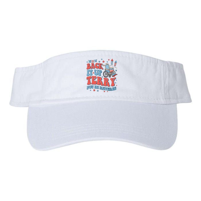 Groovy Back Up Terry Put It In Reverse Firework 4th Of July Visor
