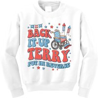 Groovy Back Up Terry Put It In Reverse Firework 4th Of July Kids Sweatshirt