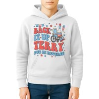 Groovy Back Up Terry Put It In Reverse Firework 4th Of July Kids Hoodie