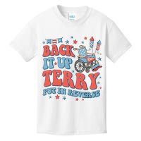 Groovy Back Up Terry Put It In Reverse Firework 4th Of July Kids T-Shirt
