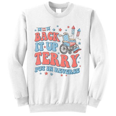 Groovy Back Up Terry Put It In Reverse Firework 4th Of July Sweatshirt