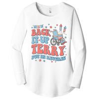 Groovy Back Up Terry Put It In Reverse Firework 4th Of July Women's Perfect Tri Tunic Long Sleeve Shirt