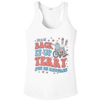 Groovy Back Up Terry Put It In Reverse Firework 4th Of July Ladies PosiCharge Competitor Racerback Tank